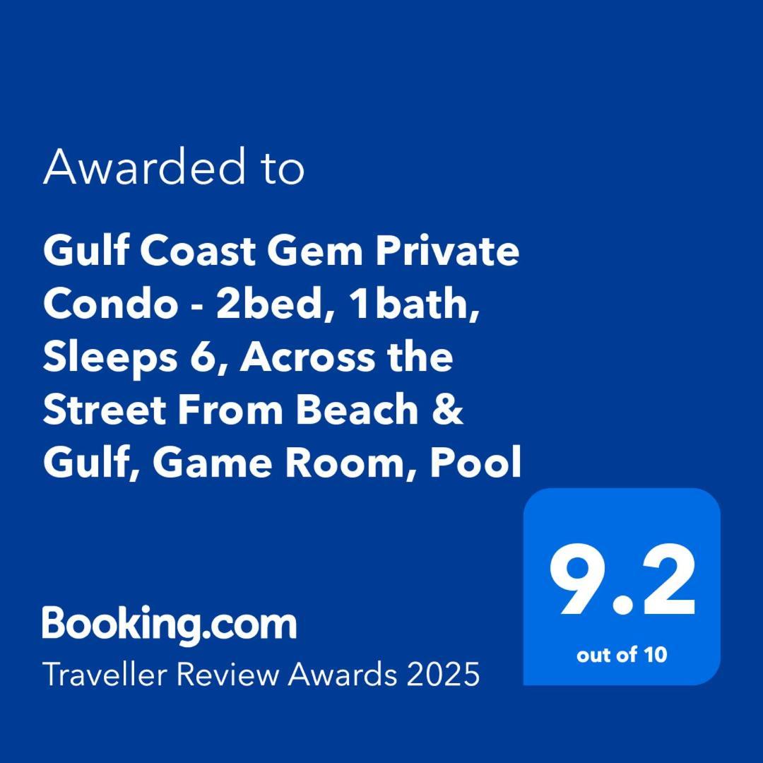 Gulf Coast Gem Private Condo - 2Bed, 1Bath, Sleeps 6, Across The Street From Beach & Gulf, Game Room, Pool Clearwater Beach Dış mekan fotoğraf